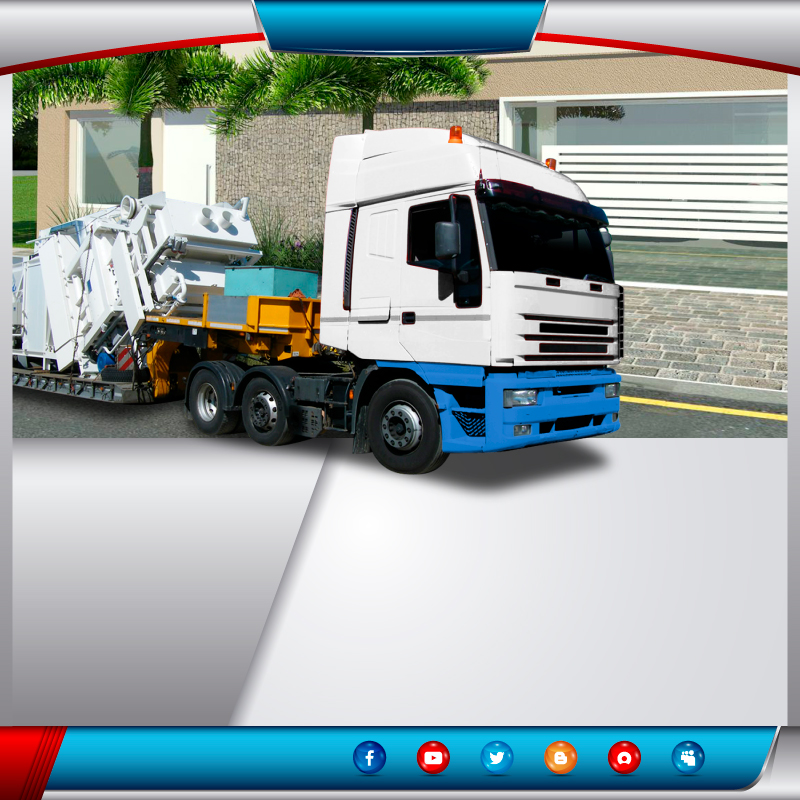  Transportes en camión especializado lowboy