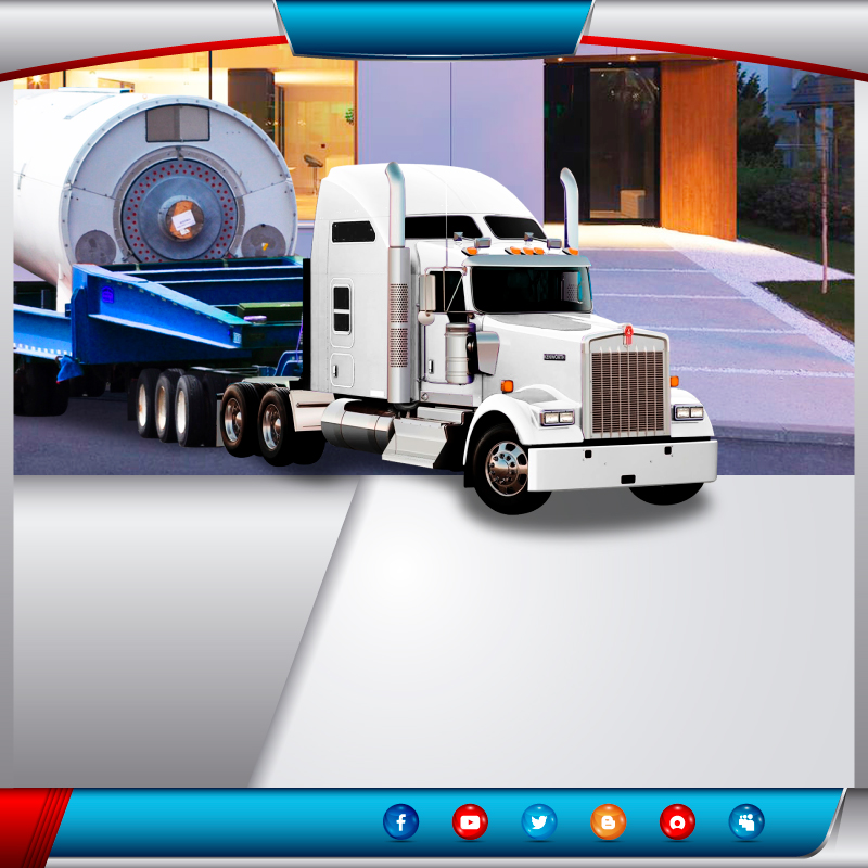  Transportes en camión especializado lowboy