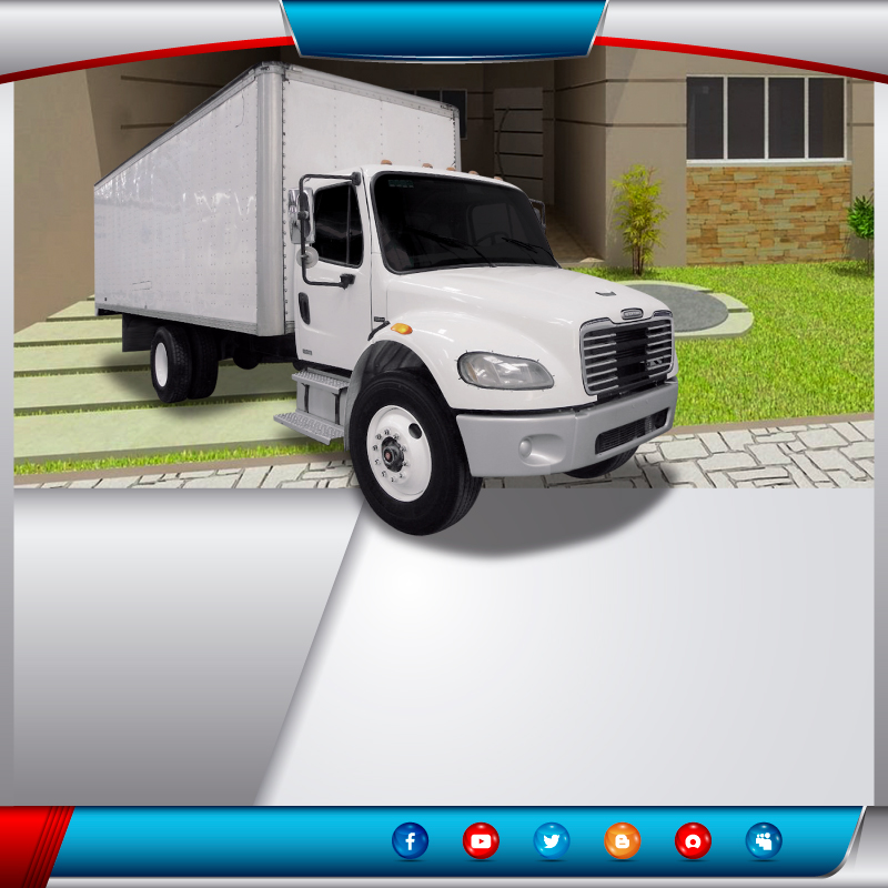  Transportes en camión rabon caja cerrada