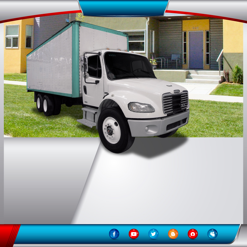  Transportes en camión torton caja cerrada